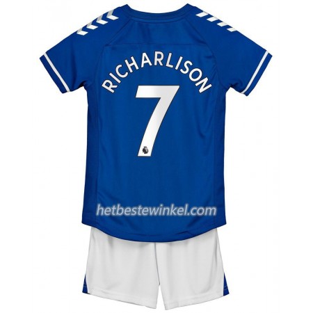 Everton Richarlison 7 Voetbaltenues Kind Thuis 2020/21 - SS (+ Korte broeken)